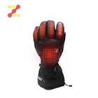 Battery Heated Gloves Waterproof Rechargeable Battery Electrical Ski Motorcycle Heated Gloves