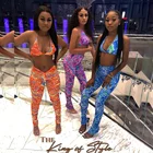 Clothing Summer Skinny Sexy Printed Bodycon Backless 2021 New Arrivals 2 Piece Sets Women Clothing