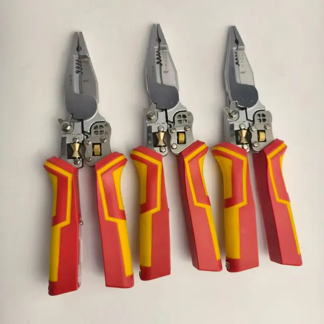 Electrician Own Special Multi-Function Secure Wire Stripper Plier Wire with Voltage Tester for Electrical Cables