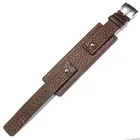 Watch Black Wholesale High Grade Genuine Calf Skin Watch Strap Luxury 20mm Black Leather Watch Band