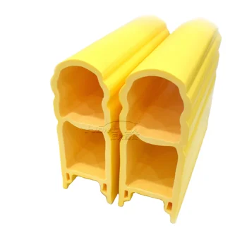 high quality low price plastic products PVC co-extruded triangle extrusion molding plastic pipes ABS tubes