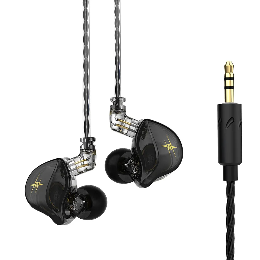 QKZ ZXT Mobile Phone Sports Headphones In-Ear Plug-in Headset Monitor-level Stage Earphones