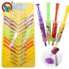 Syringe Jam Candy Mix Fruit Flavor Syringe Gel Jelly Liquid Jam Candy