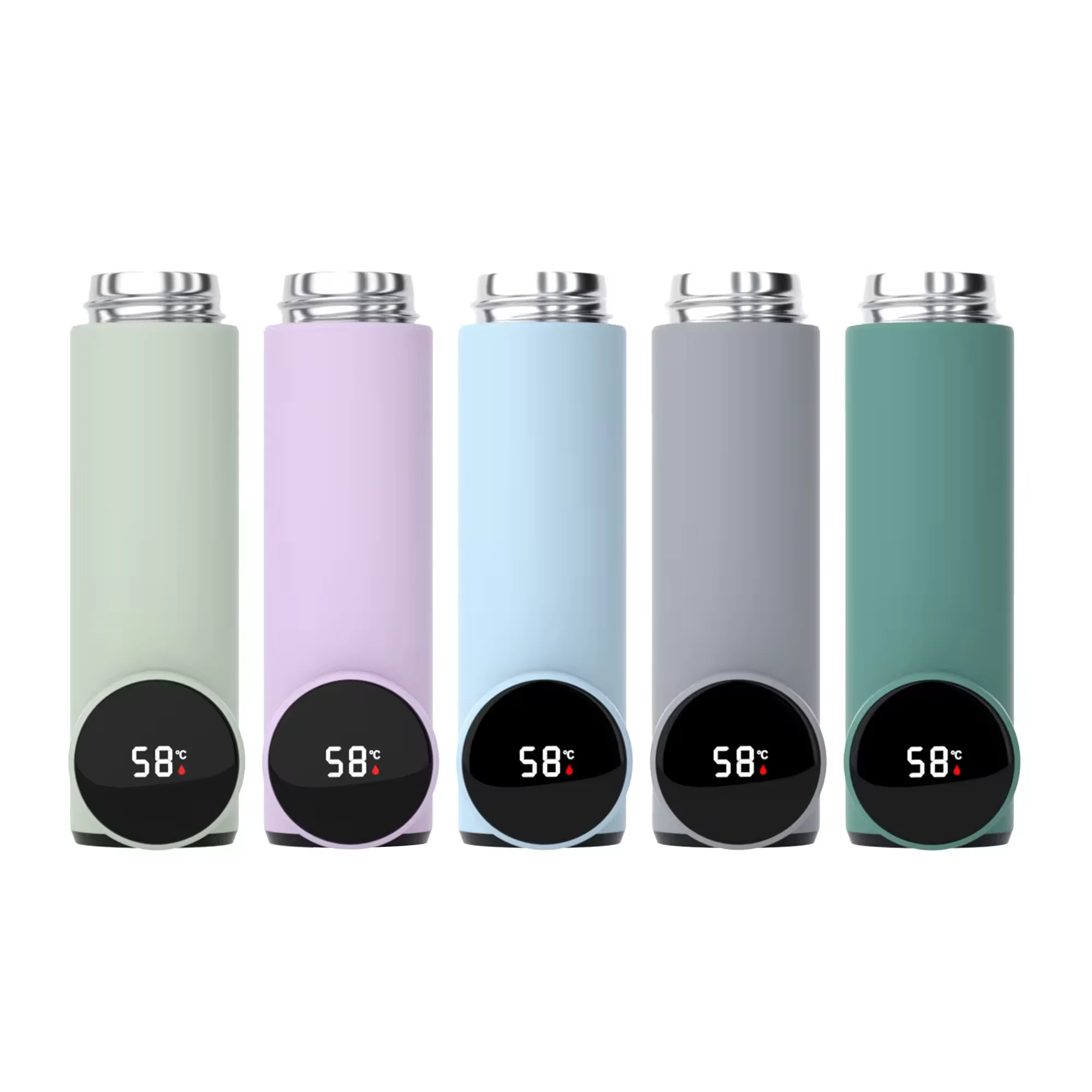 Wholesale 500/1000 ml set Christmas gift Thermos Vacuum Flask Stainless Steel hydrogen Water Bottle with logo 2 Cups