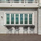 Aluminum Outdoor Villa Bi Folding Kitchen Windows