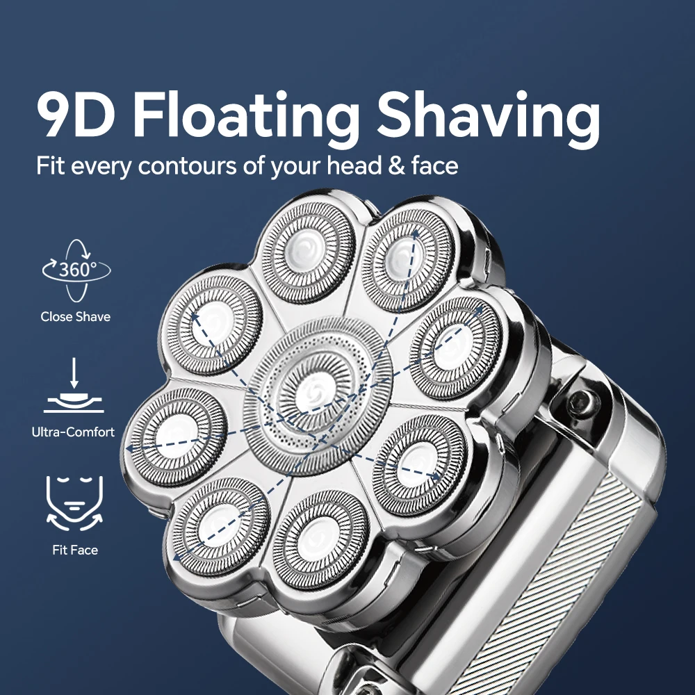 Nine Blade Full Body Electric Shaver Hair Trimmer Self-Shaving Divine Tool with USB Power Source for RV Applications supplier