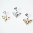 Piercing Hot Sale Stainless Navel Piercing Jewelry Bellybutton Ring For Women