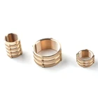 Fitting 90 Degree Forged Reducing Tee Brass Material 3way Compression Pipe Fitting
