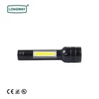 Outdoor Hand LED Torch Lamp Outdoor Longway Waterproof LED Tactical Self-Defense Camping Flashlight