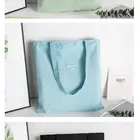 Handbag Double-sided Dual-use Shoulder Bags Cotton Linen Pocket Handbag Shopping Bag Female Canvas Cloth Totes