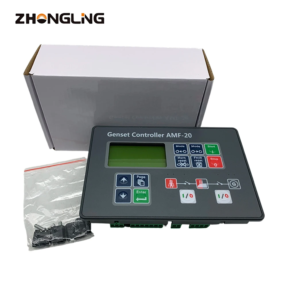 Original Generador Control Panel, AMF-20, AMF - detail 22