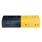Ramp Car Hot Sale Dome Traffic Limite Sign Driveway Ramp Car Black Yellow Rubber Speed Bumps