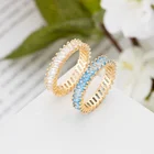 Ring Rings Cz Multi Color Gemstone Ring Jewelry Wedding Couple Rings CZ Women Ring Set