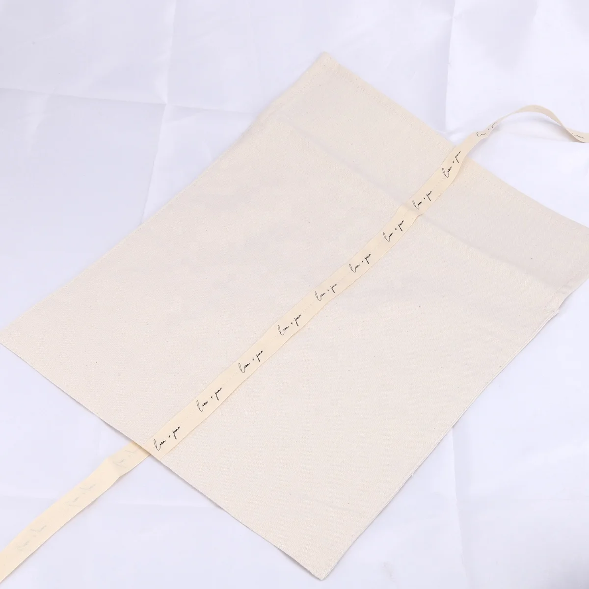 High Quality Dust Envelope Cotton Pouch With Bow Custom Logo Scarf Pillow Storage Bag Envelope Muslin Bag