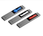 Drive Pen Newest LED USB Flash Drive 32GB 64GB 128GB Usb Flash Pen Drive Mini Metal Usb Disk 4GB 8GB 16GB