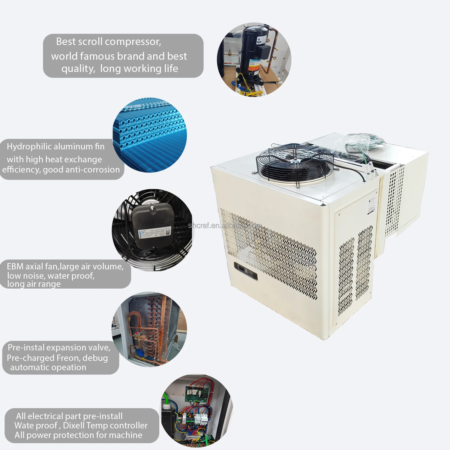 Mini Freezer, Monoblock, 380 V, 2kw~500kw - detail 14