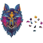 Kids Wood Toy Kids Factory Price Intelligence Wonderfully Animal Shaped Jigsaw 3D Wooden Puzzle Kids Toy