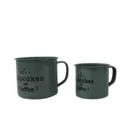 Iron Mug Iron Promotional Gift Galvanized Iron Customized Printing Mug Cup