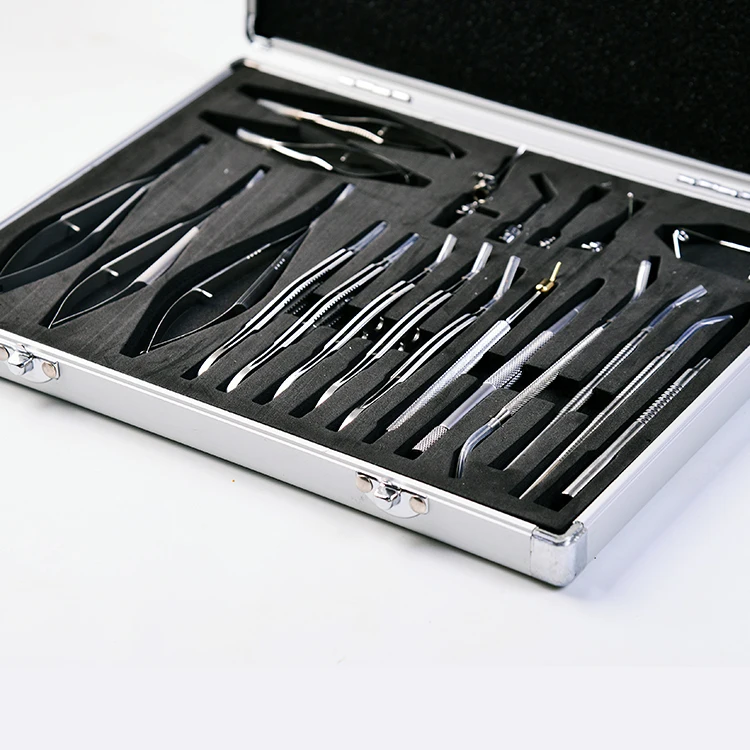 Hot Sale Stainless Steel Ophthalmic Surgical Instruments 21pcs Cataract