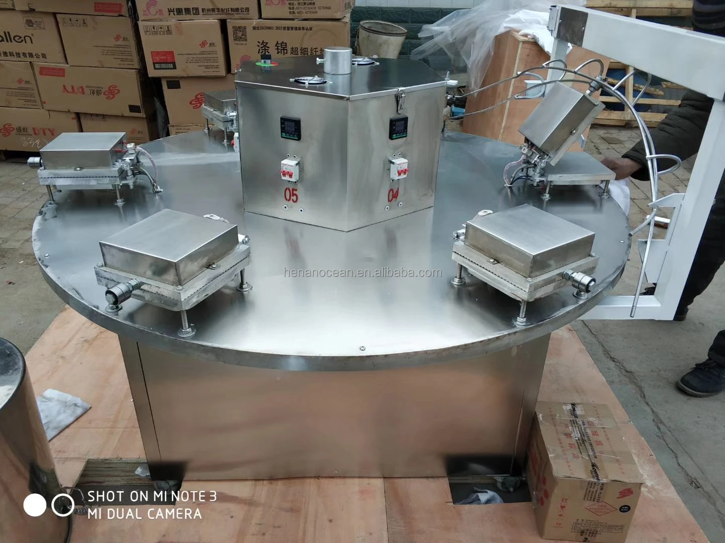 Automatic Rolled Sugar Cone Baking Machine Ice Cream Cone Making