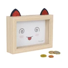 Gift Money Save Money Box Cute Baby Gift With Cat Ear Creative Design Wooden Money Saving Box -Best Seller