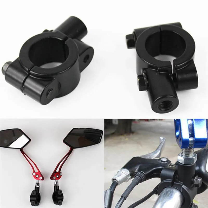 2pcs 8mm 10mm 7 8 Motorcycle Rear View Handlebar Rear View Mirror