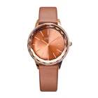 Cut Women Hot Sale Belt Fashion Simple Cut Quartz Ladies Watch GUOU Watch For Women In Wrist Watches