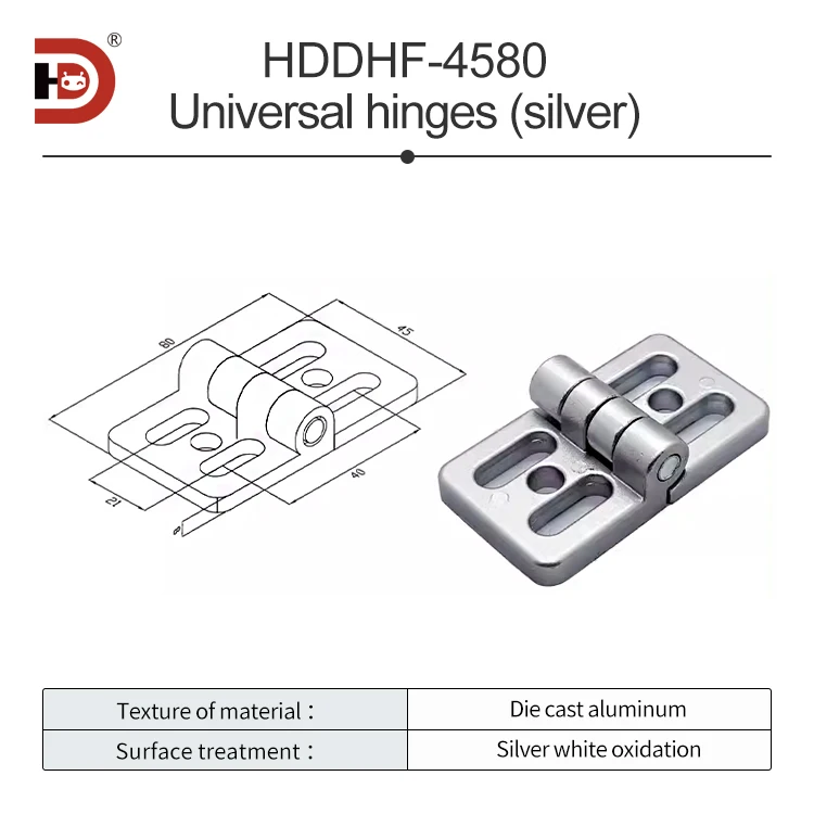 Aluminum Profile Zinc Alloy Universal Hinge 4545/5050/6060 Aluminum Profile Hinge Industry Profile Hinge supplier