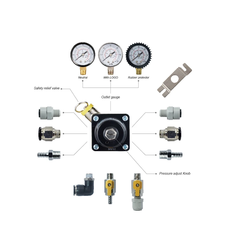 product secondary beer regulator dici single stage single gauge co2 beer regulator gas pressure regulator-1