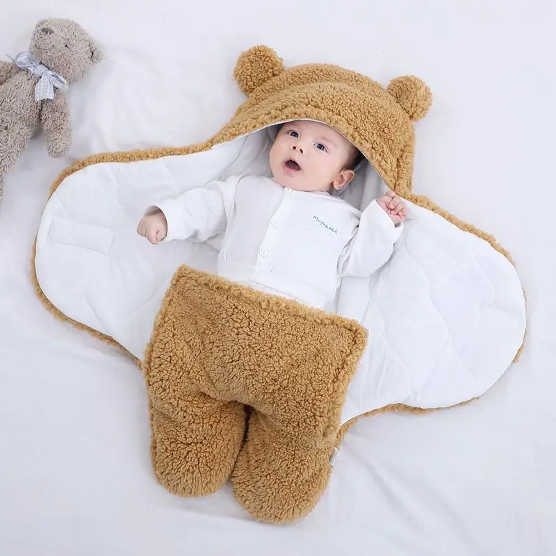 Newborn Baby Wrap Infant Cotton Receiving Blanket Sack Bag Toddler Sleepsack 