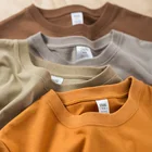 YLS High Quality Branded T Shirts For Blank Tshirt 250gsm 100% Cotton Material