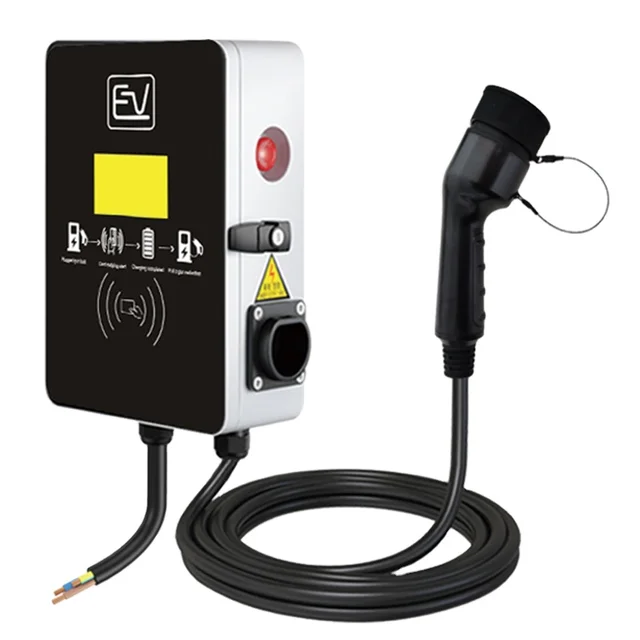 7KW-22KW Portable EV Charger 1 Phase Electric Vehicle AC 32A Wallbox EV Fast Charging Station