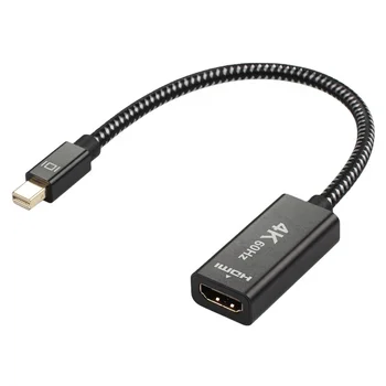 ULT-unite OEM ODM Mini DisplayPort to HDMI Cable 4K 60Hz Active Mini DP to HDMI Adapter