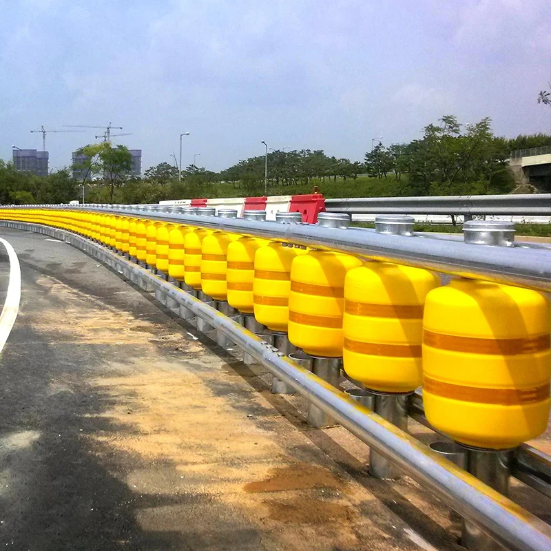 Traffic Safety Roller Barriers Guardrail Roadway Eva Roller Barrier