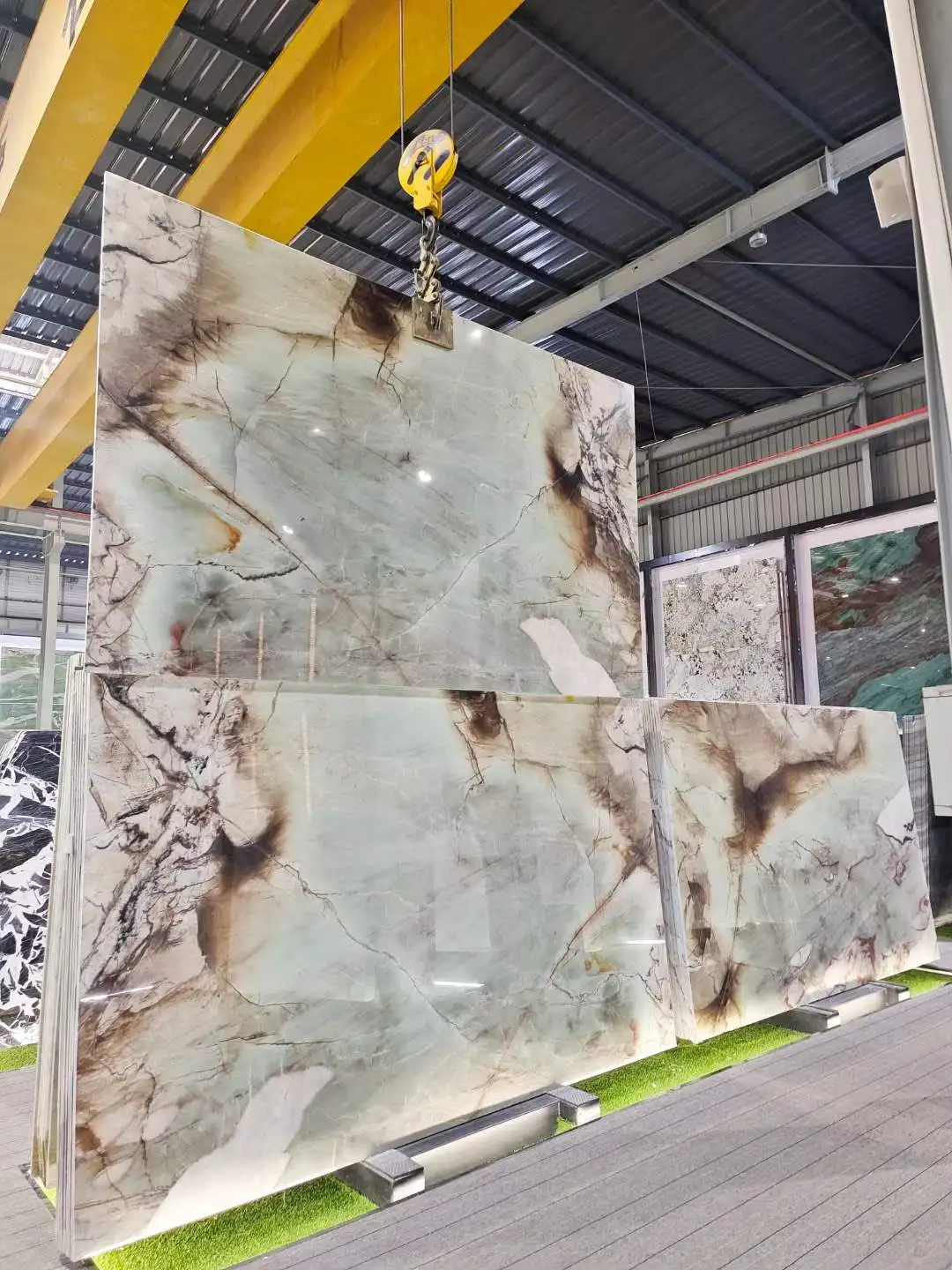 product natural polished cristallo for quartzite dolomite big slab translucent wall panel decor for villa with 1 year warranty-2