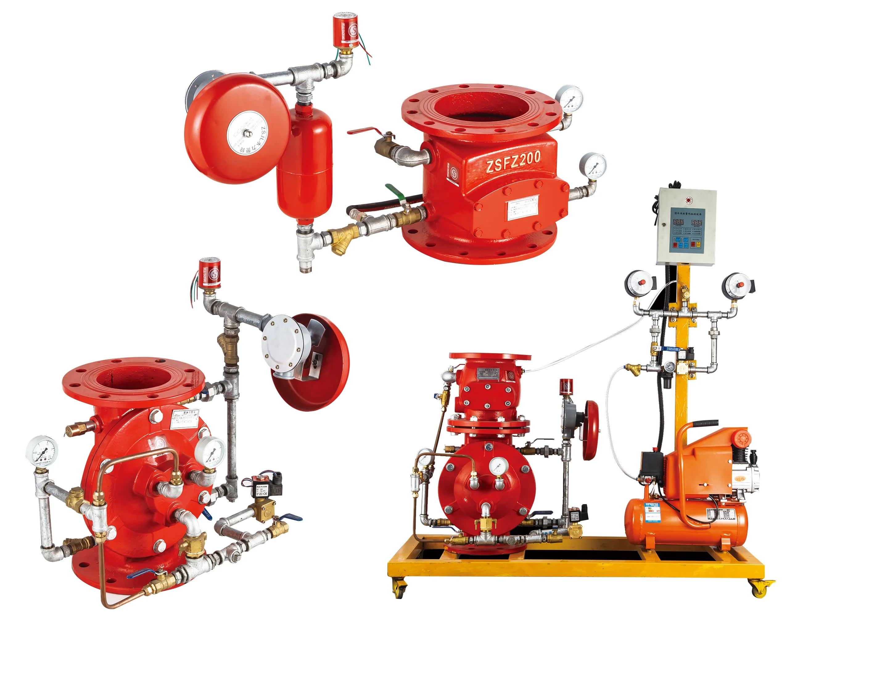 flange Deluge valve and ZSFM Pre-action Alarm System manufacturer