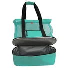 Bag Large Mesh Tote Beach Bag Toy Bag Shopping Bag With Water Resistant Inside Pocket