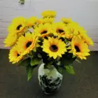 Flowers Artificial Sunflowers Sunflower Small 7 Heads For Wedding Outdoor Decorative Flowers