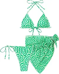 manufacturer custom one piece sexy hot sale couple halter bikini swimsuit set for couples women's swimwear beachwear 2023