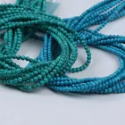 Gemstone Beads Wholesale 3mm Natural Gemstone Blue Green Turquoise Beads Strand For Jewelry Making