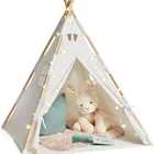 Tents Tent For Kids Pure Cotton Kids Tepee Tents Indoor For Boys And Girls With Lights