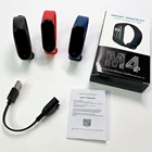 Global Venta Caliente New Waterproof Mi Wrist Bracelet Smart Band M4 Global Fitness Tracker Smartwatch M4