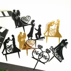 Wedding Cake Topper Acrylic Happy Wedding Mr Mrs Cake Topper Wedding Decoration Cake Topper