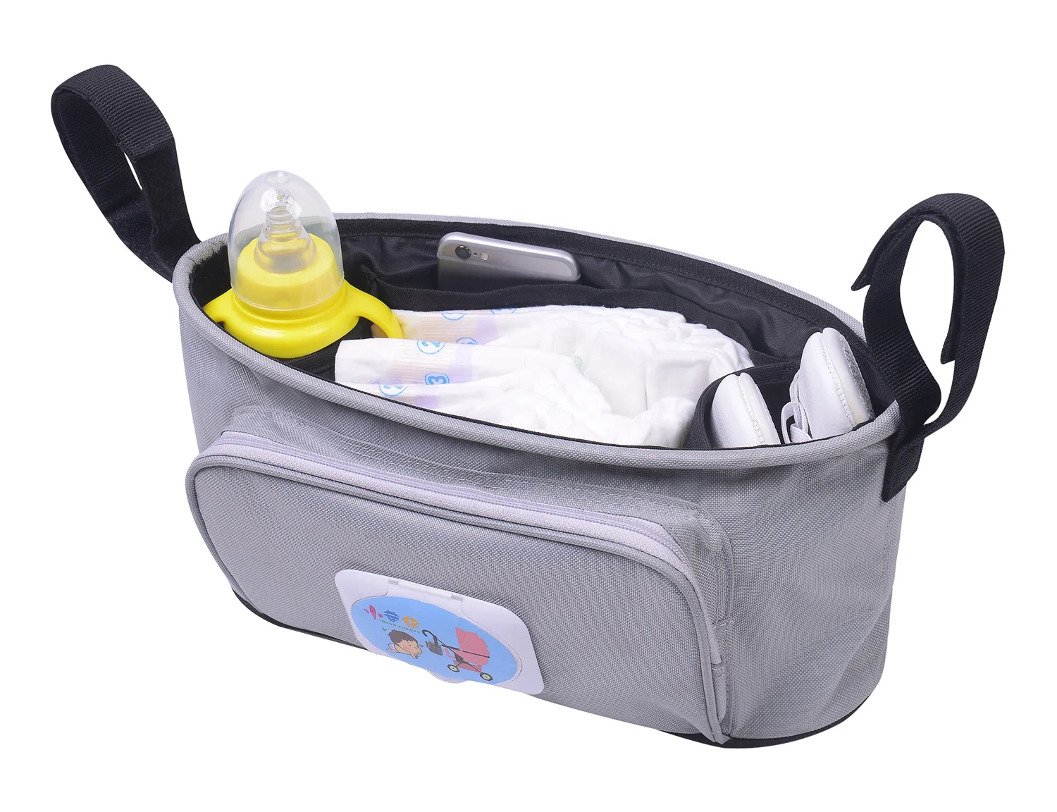 Popular Products Baby Supplies Stroller Bag  Baby Diaper Bag Without Lid Mommy Bag