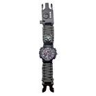 Sports Watch EMAK Sports Survival Bracelet Watch Outdoor Emergency Waterproof Wristband Watch With Paracord Compass