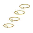 Jewelry 14k Gold Sterling Silver Silver Opal Ring Gemnel New Cheap Jewelry 14k Gold Plated 925 Sterling Silver Opal Ring