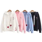Clothing New Style Fashion Women's Clothing 100% Cotton Printed Casual Hoodie Christmas Fawn Coat OEM Custom