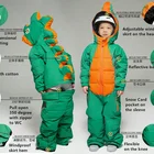 Jacket Ski Warm Winter Girls Snowboarding Set Jumpsuit Thermal Sport Jacket Snow Suit 1 Piece Ski Overalls Suit