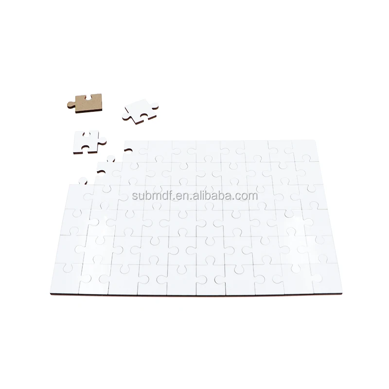 5pcs Wood Puzzle Blank Sublimation Jigsaw DIY Dye Printable Heat Press Transfer 