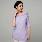 Cashmere Short Sleeve Custom Fashion 100% Cashmere Top Women's Casual Short Sleeve Open Front Cardigan